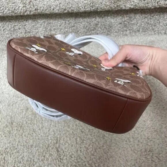 Coach Tan Snoopy Print Bag - Picture 4 of 5